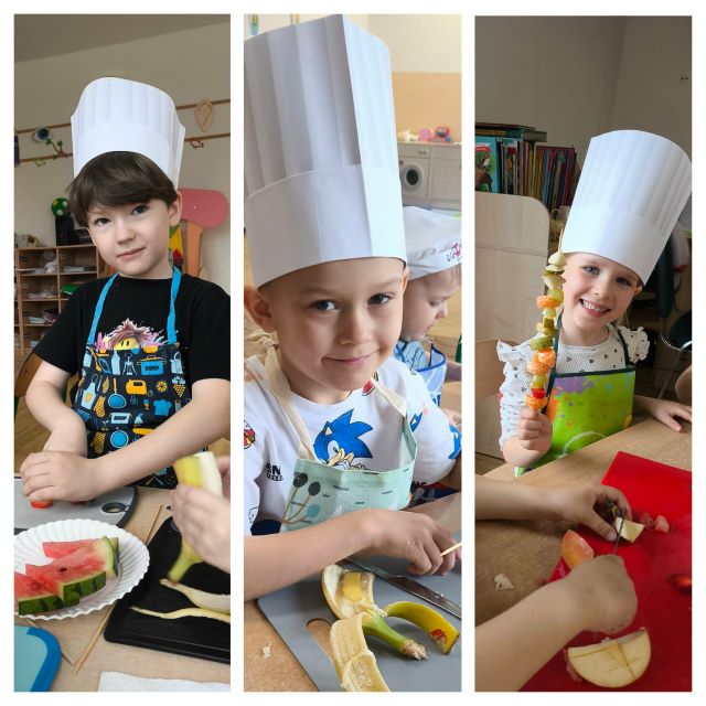 kolorowe szaszlyki na tulipankach