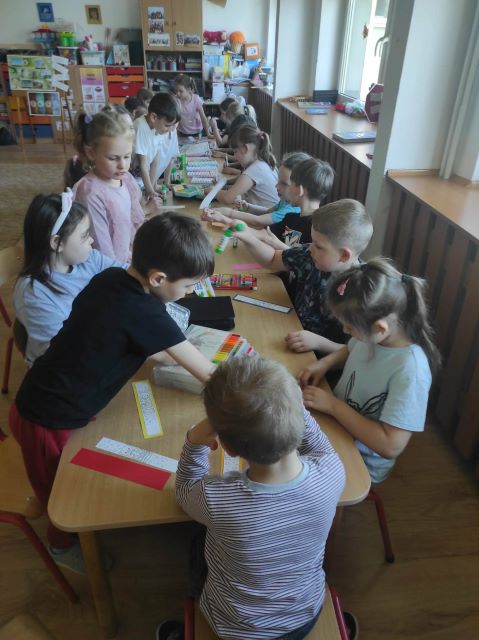 wspolne robienie zakladek z mama wiktora